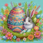 Preview: Diamond Painting Osterhase & Ei